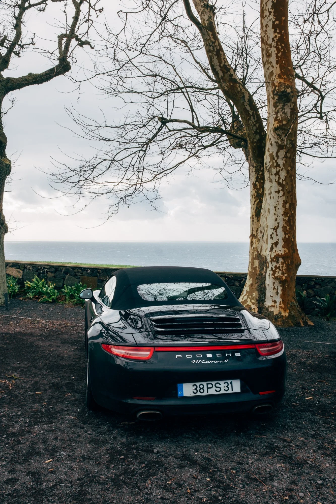 Porsche at MôMô restaurant, a lunch spot we frequented