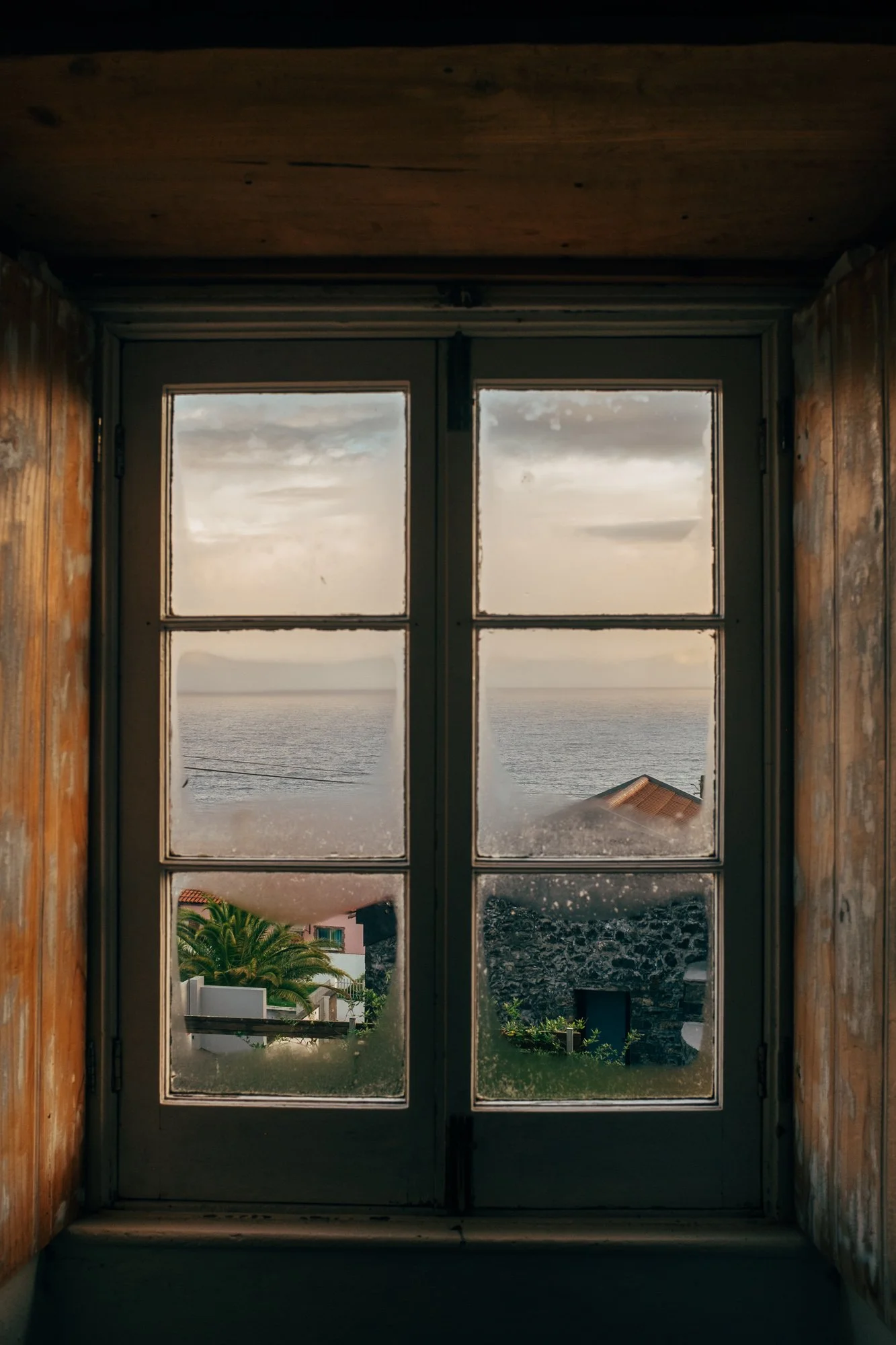 Morning view from our cottage in Bretanha