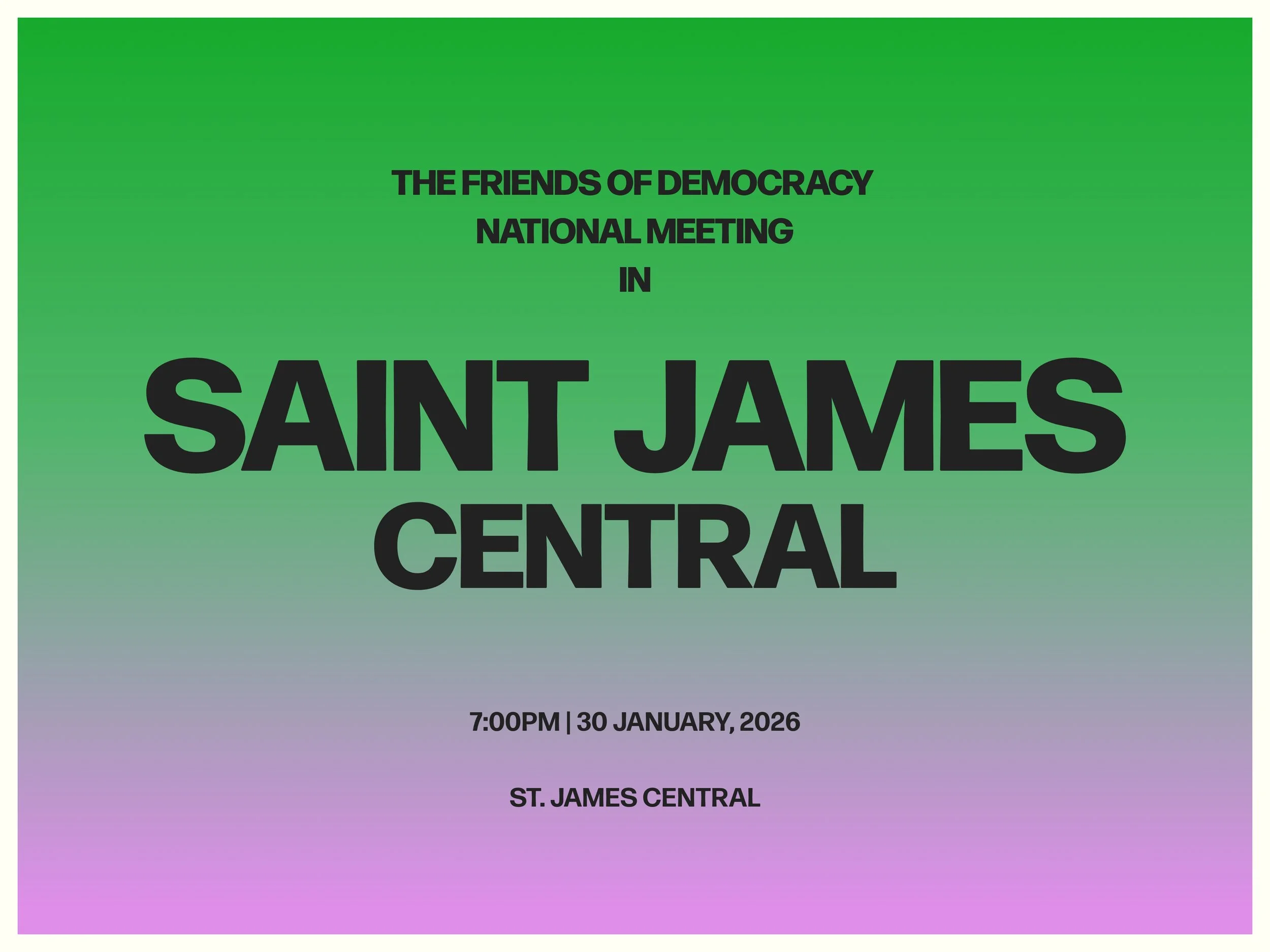 St. James Central National Meeting