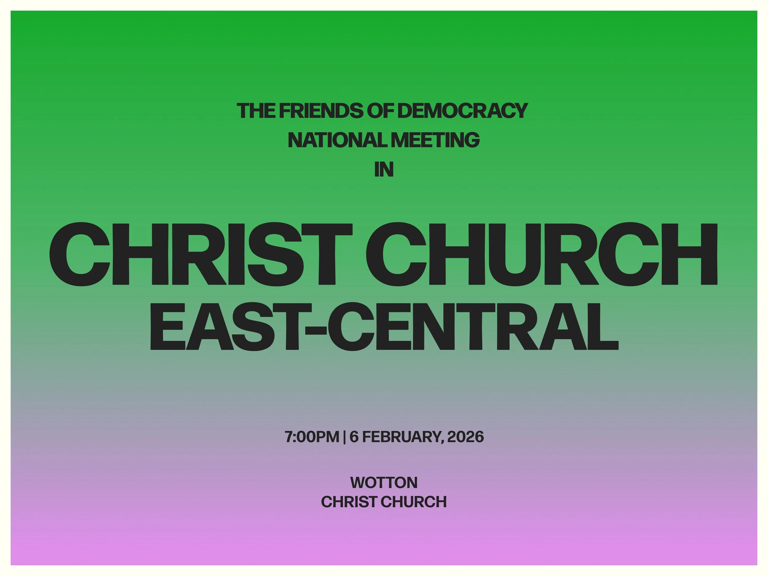Christ Church East-Central National Meeting