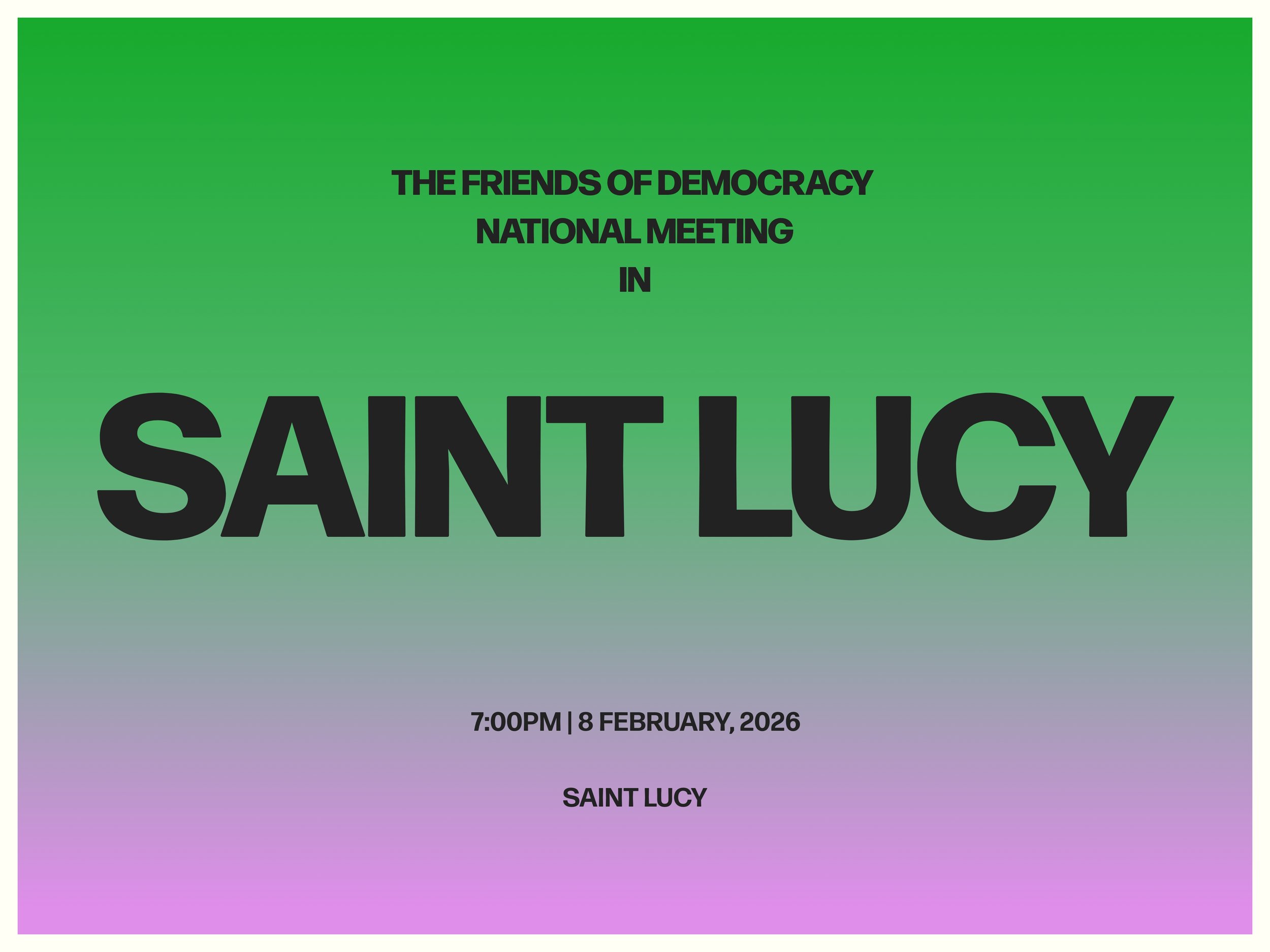 St. Lucy National Meeting