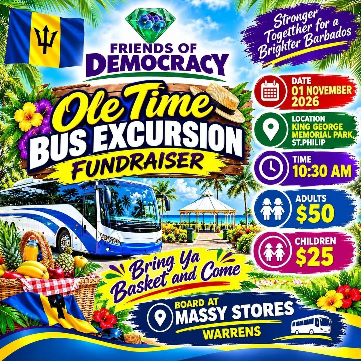 Ole Time Bus Excursion  Fundraiser