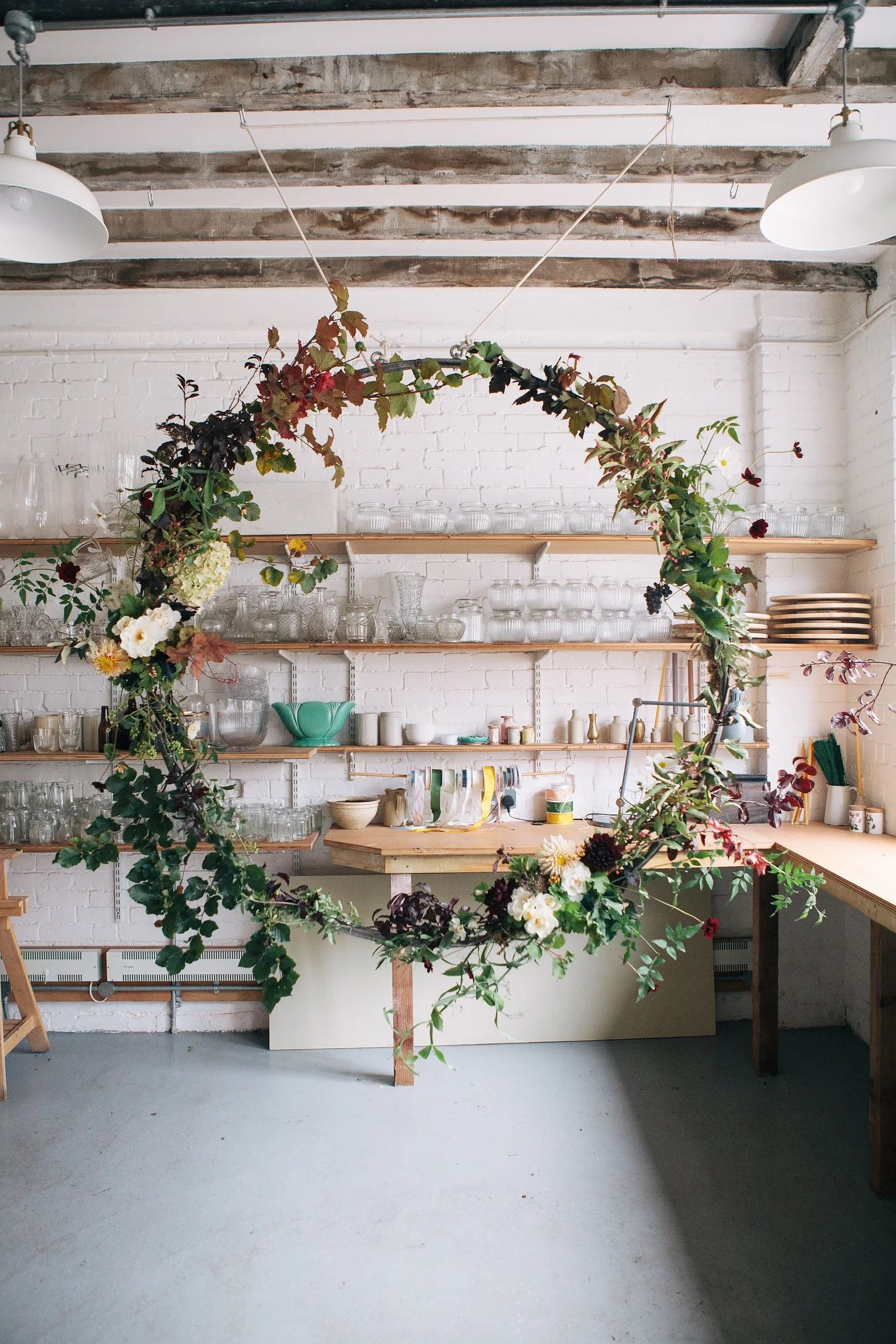 Floral arch for a Joyfully Honest coaching-led experience