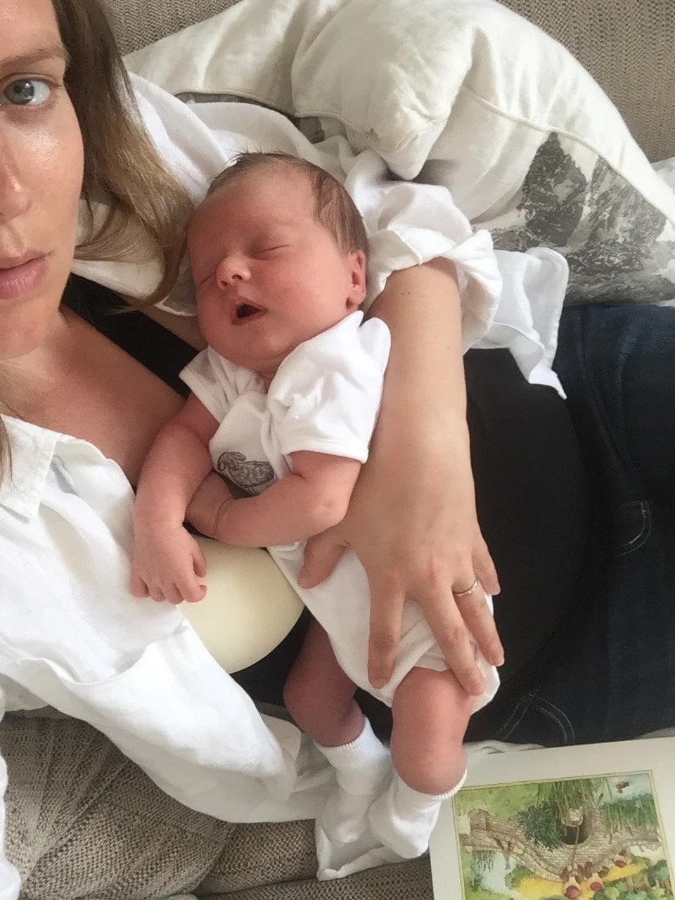 Becky Lacey with newborn heading for divorce