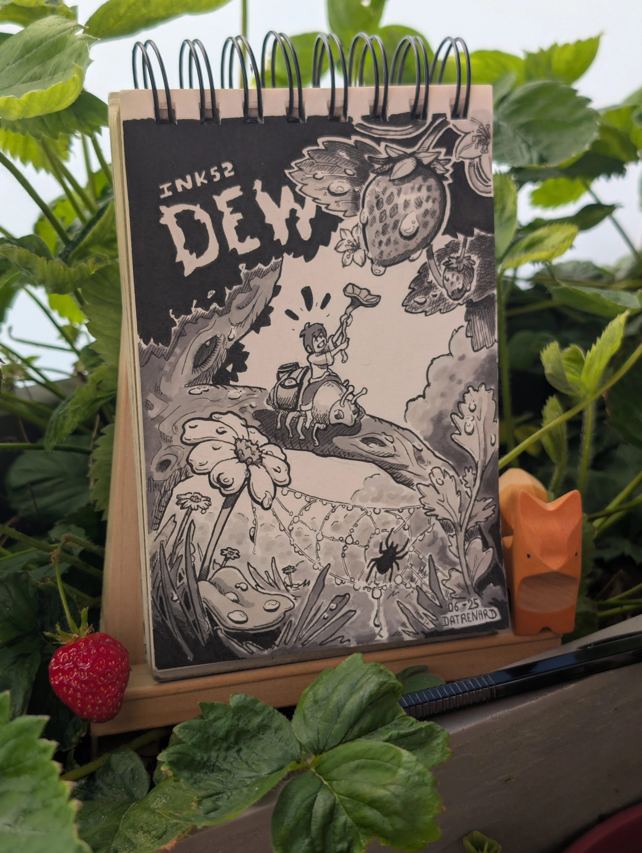 Dessin "Dew" ink52 Datrenard