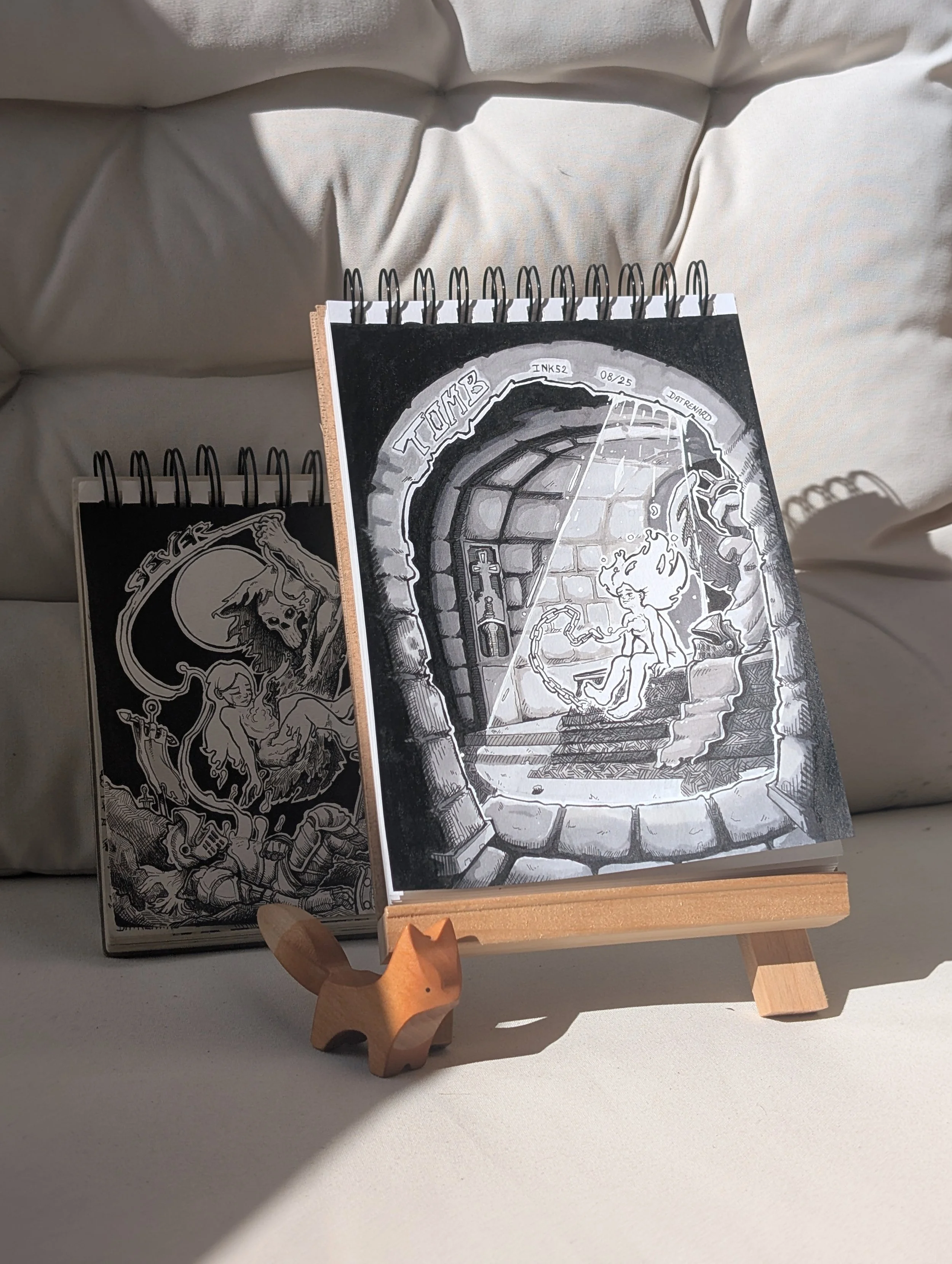 Dessin "Sever" et "Tomb" ink52 Datrenard