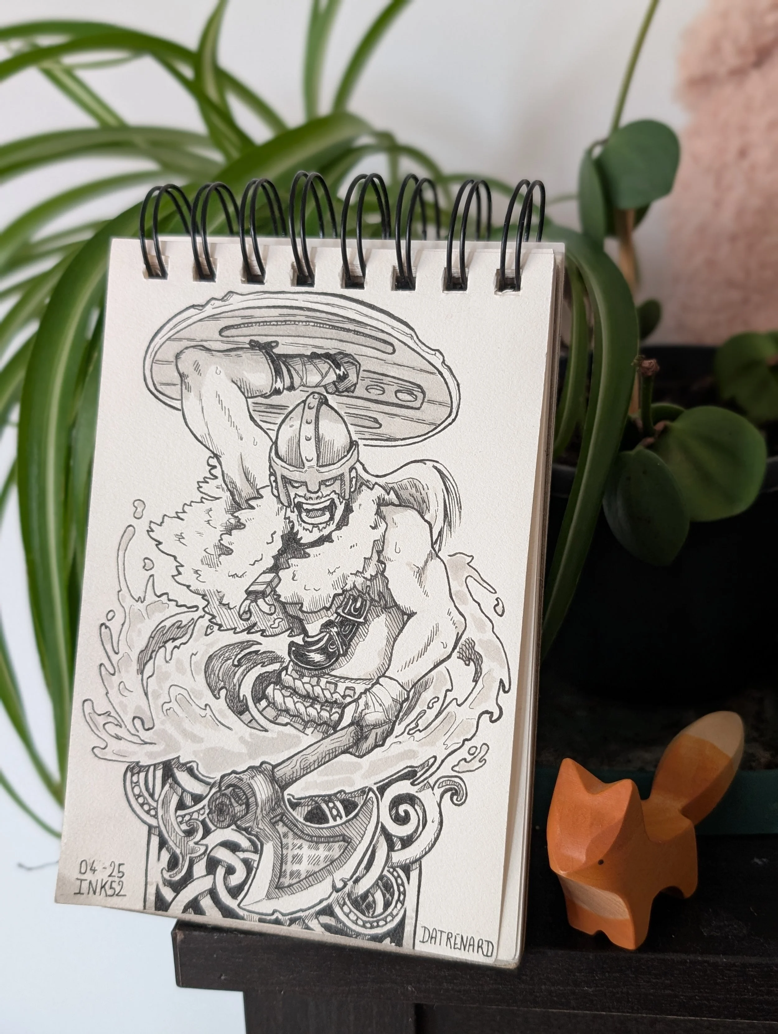 Dessin "Viking" ink52 Datrenard