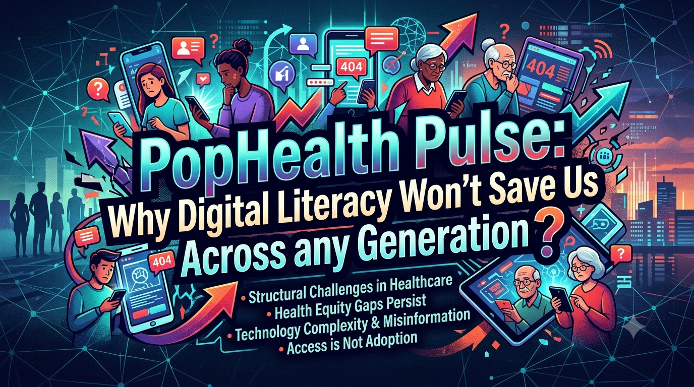 PopHealth Pulse: Why Digital Literacy Won't Save Us Across any Generation