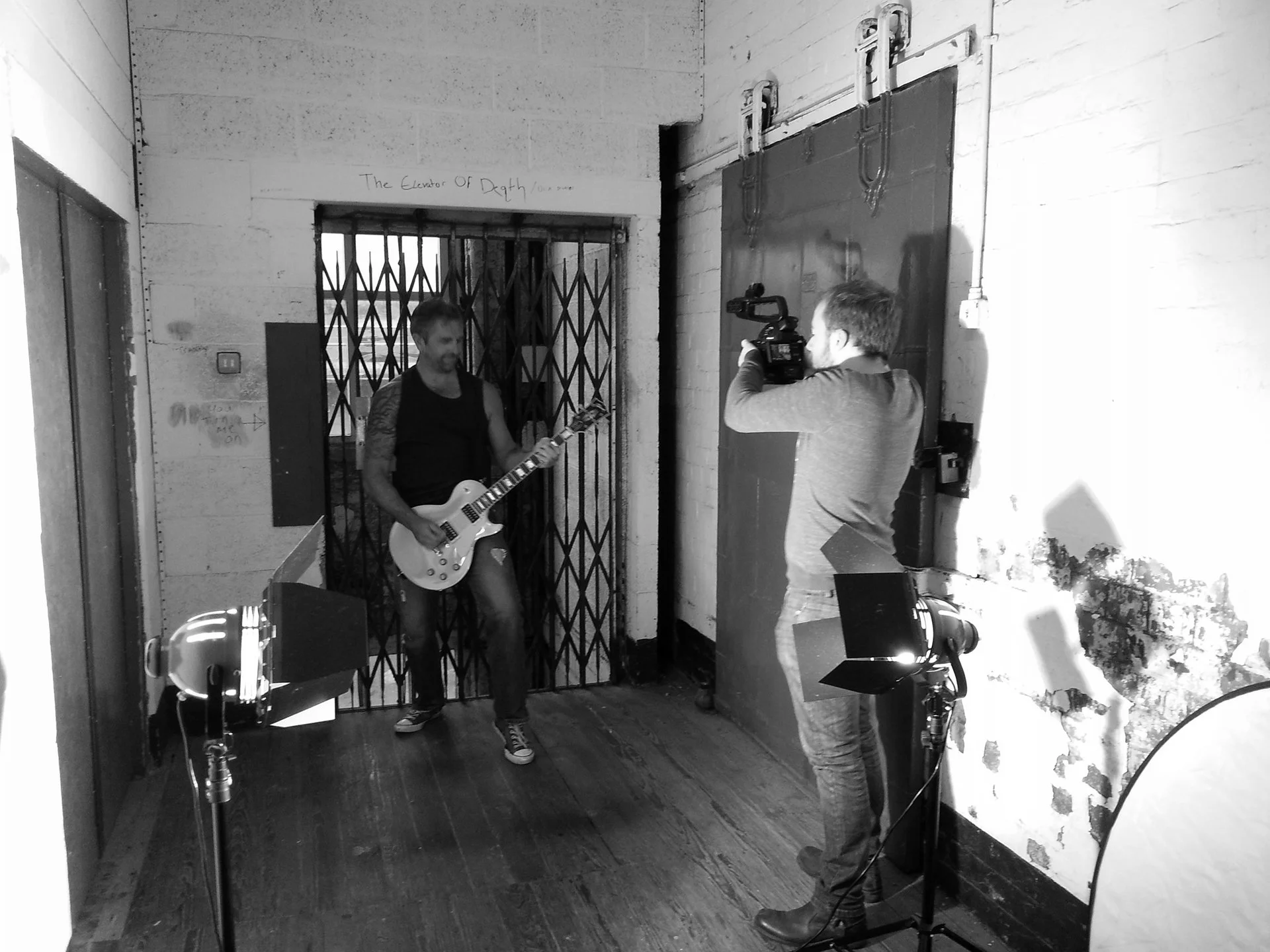 The filming of 'Please' 2014