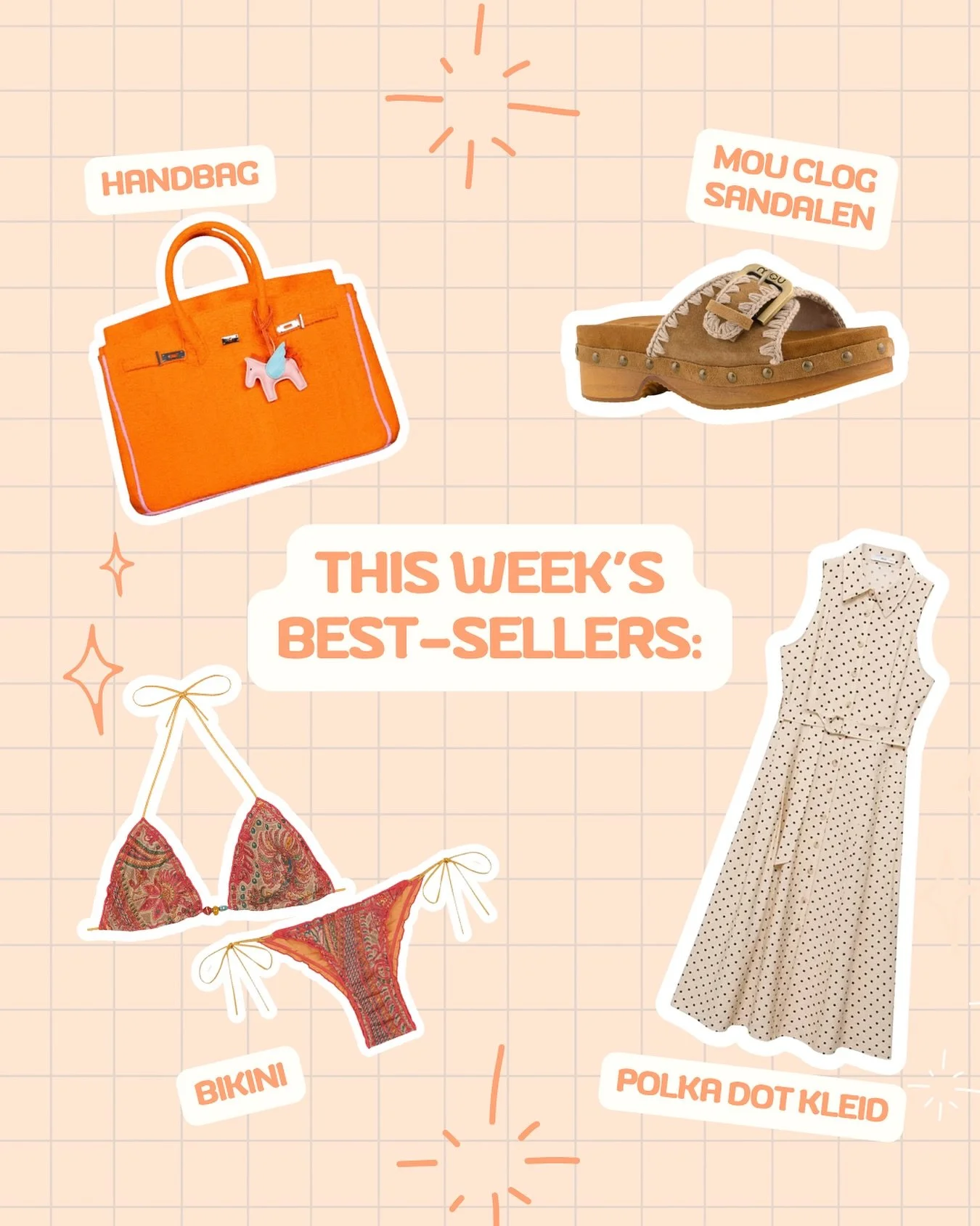 ✨ Diese Woche besonders beliebt bei euch ✨

Von sommerlichen Kleidern &uuml;ber Statement Bags bis hin zu den perfekten Sandalen f&uuml;r warme Tage &ndash; das sind eure aktuellen Favoriten 🩷☀️

Ab sofort zeigen wir euch regelm&auml;&szlig;ig unser