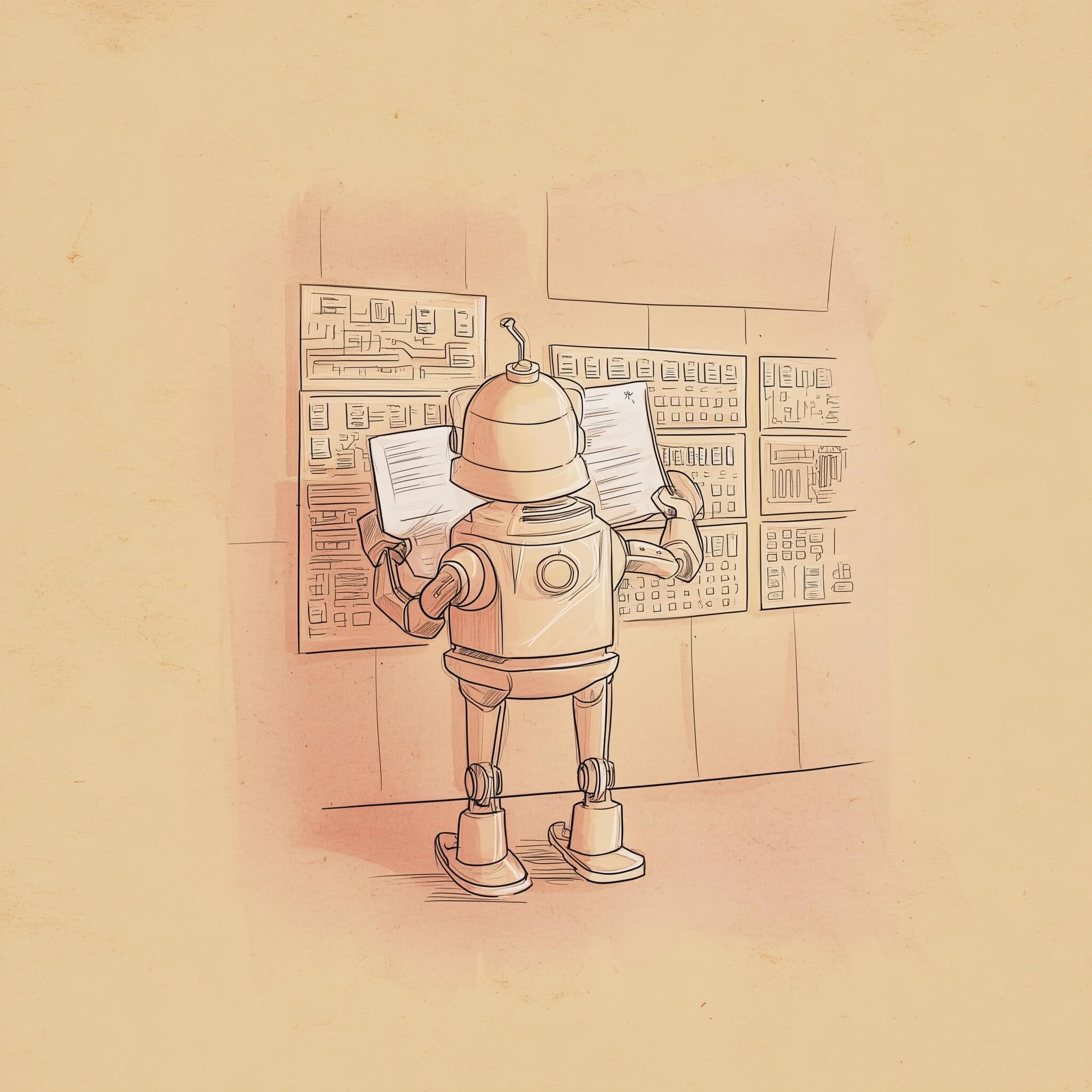 Illustration of connecting complex systems for AI Strategy and Implementation.