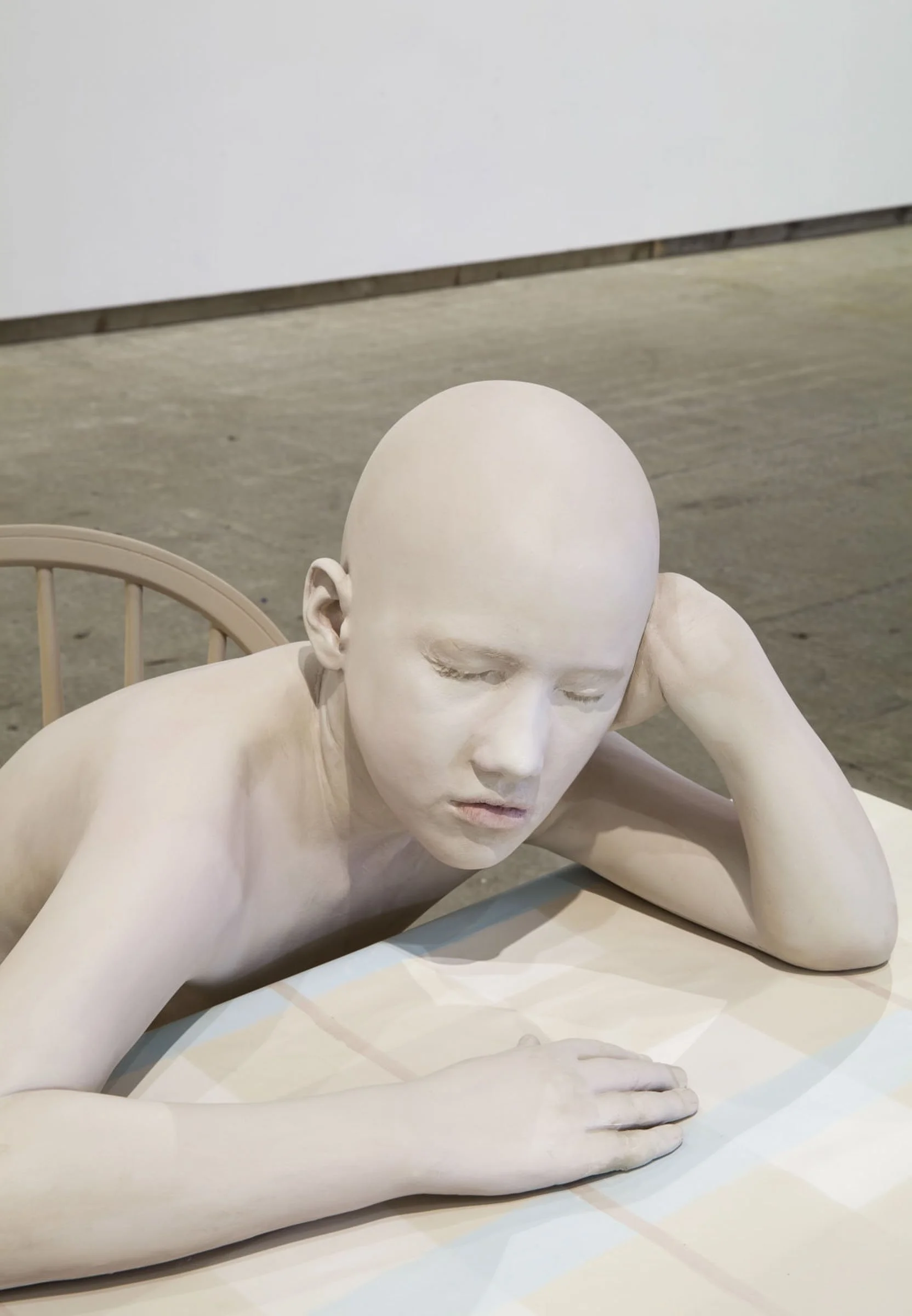  
DAPHNE WRIGHT 
 Kitchen Table (detail), 2014    Jesmonite and paint  
