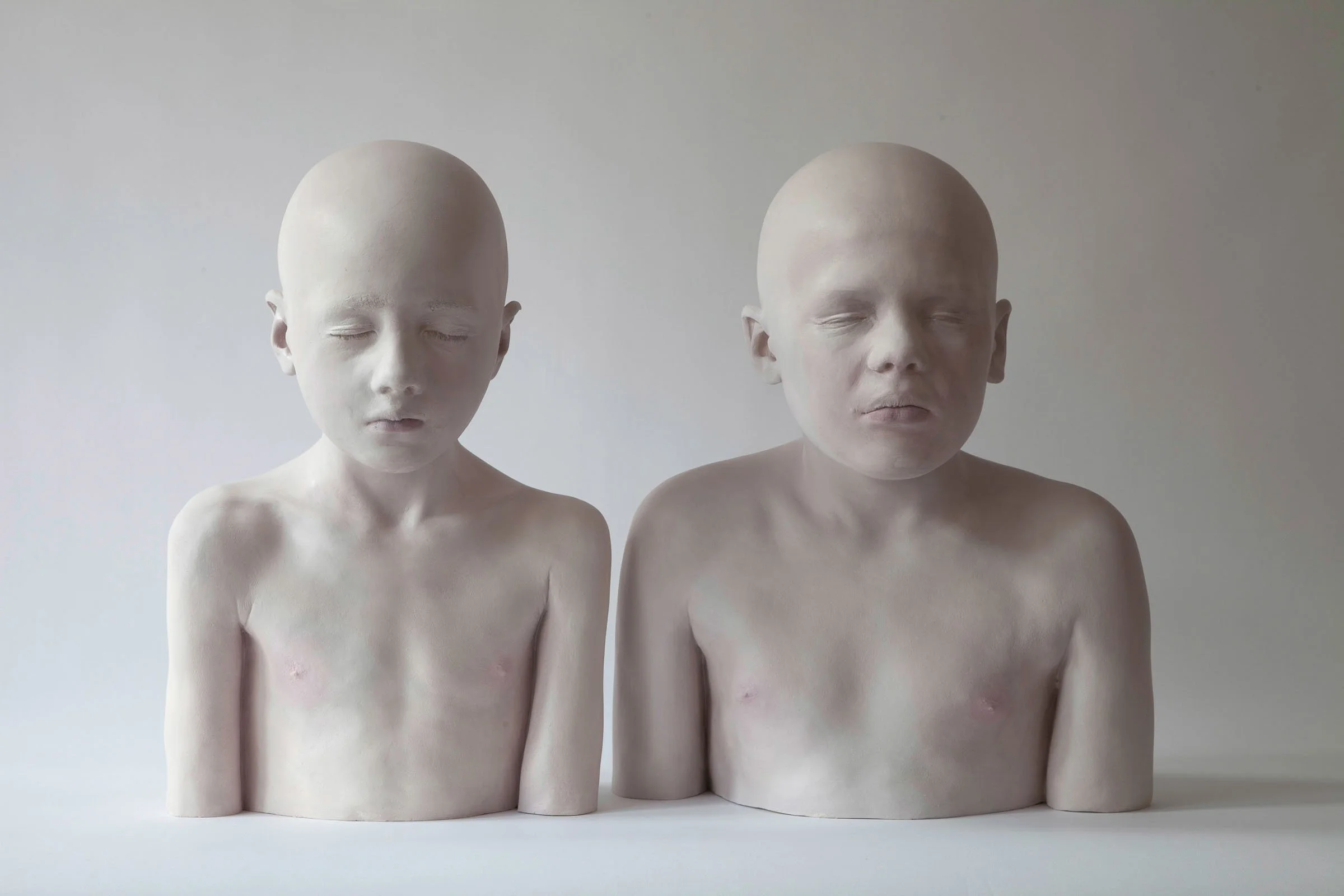  
DAPHNE WRIGHT 
 Sons, 2011    Jesmonite and paint  
