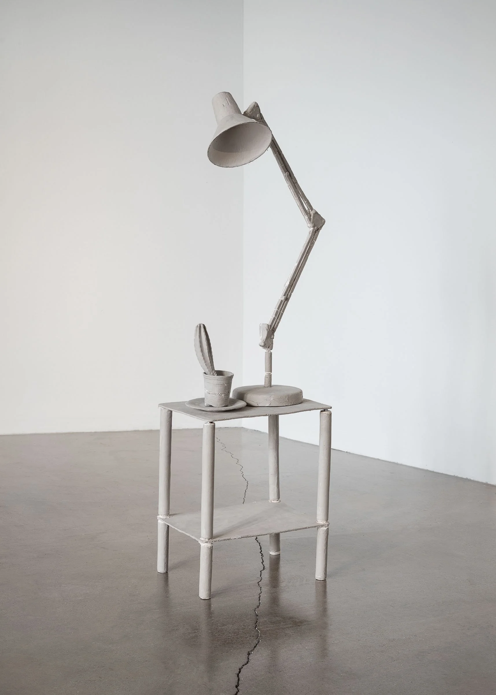  
DAPHNE WRIGHT 
 Anglepoise with Still Life, 2019   
 Mixed media  