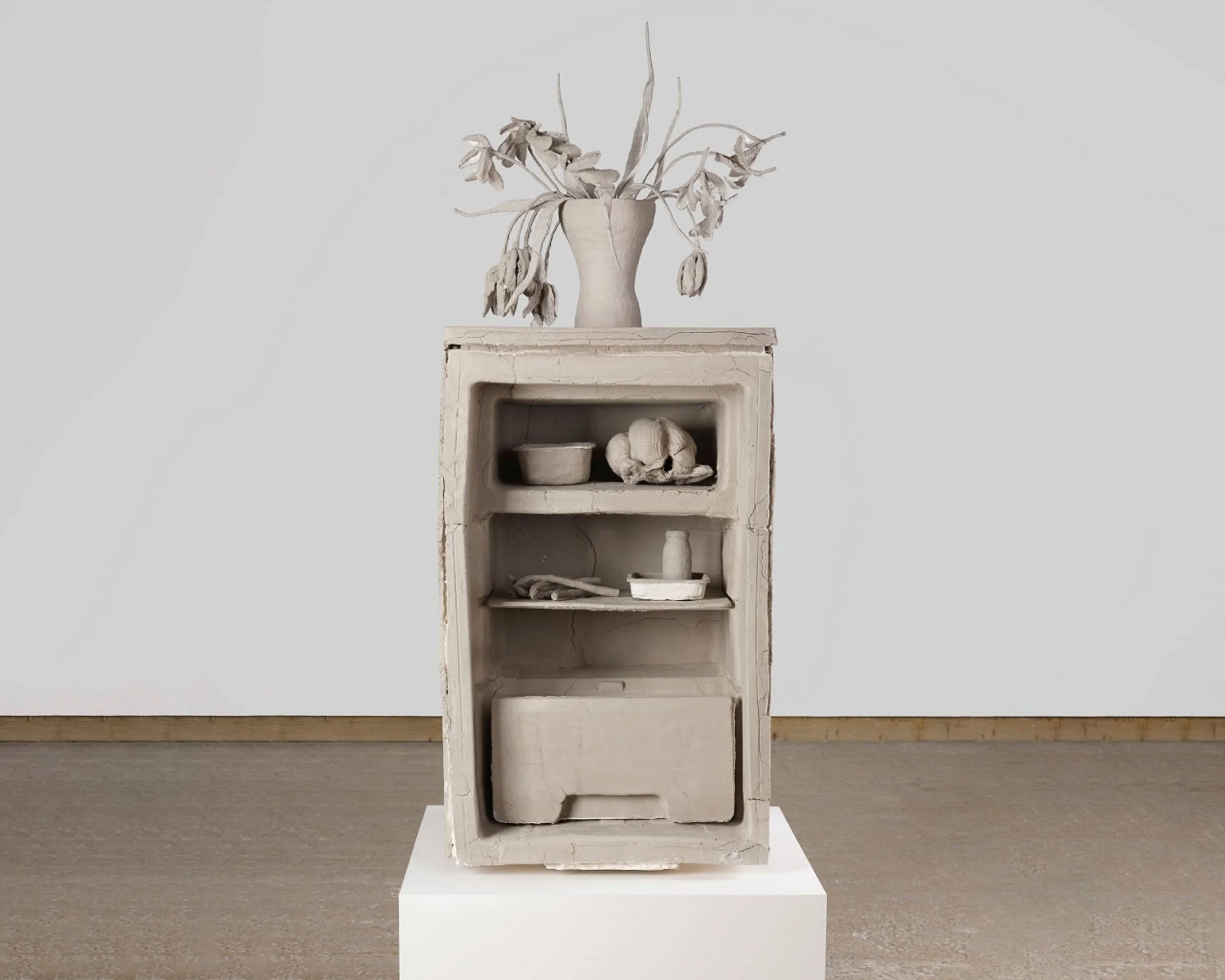  
DAPHNE WRIGHT 
 Fridge Still Life, 2021    Jesmonite and paint  
