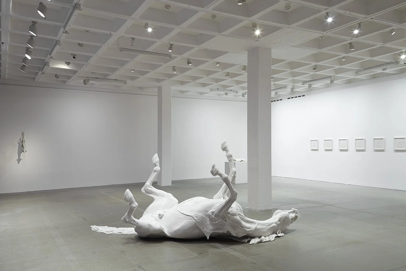  
DAPHNE WRIGHT  Stallion, 2009    Marble dust and resin  
