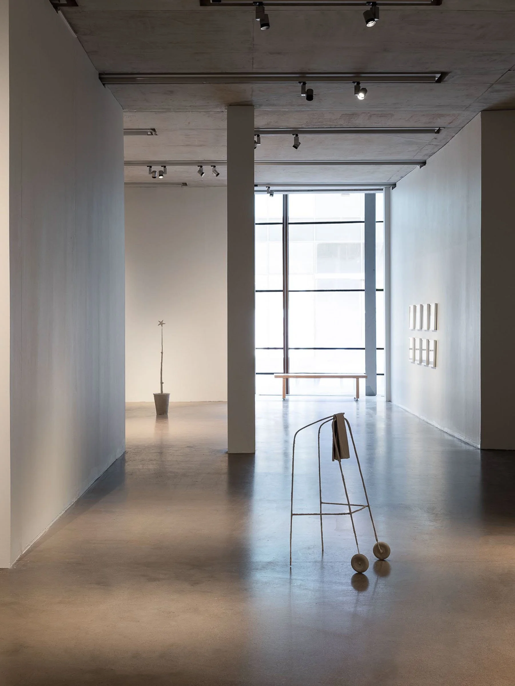  
DAPHNE WRIGHT 
 Christmas Tree, 2019  
 Zimmer, 2019   
 Mixed media  