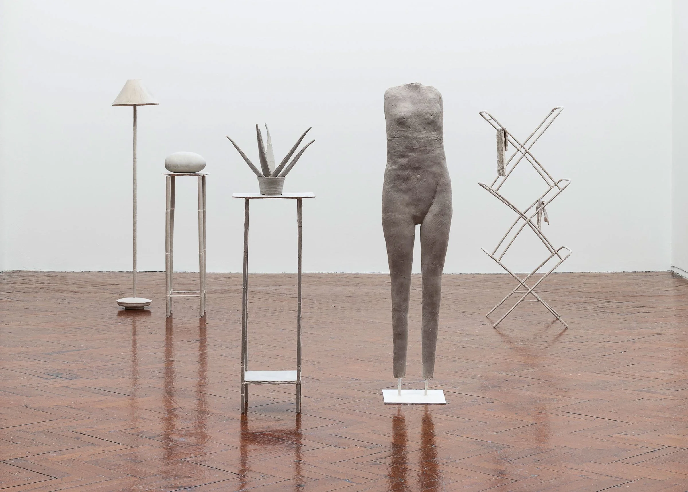  
DAPHNE WRIGHT 
 A Quiet Mutiny, 2019 
  
 Unfired clay & mixed media  