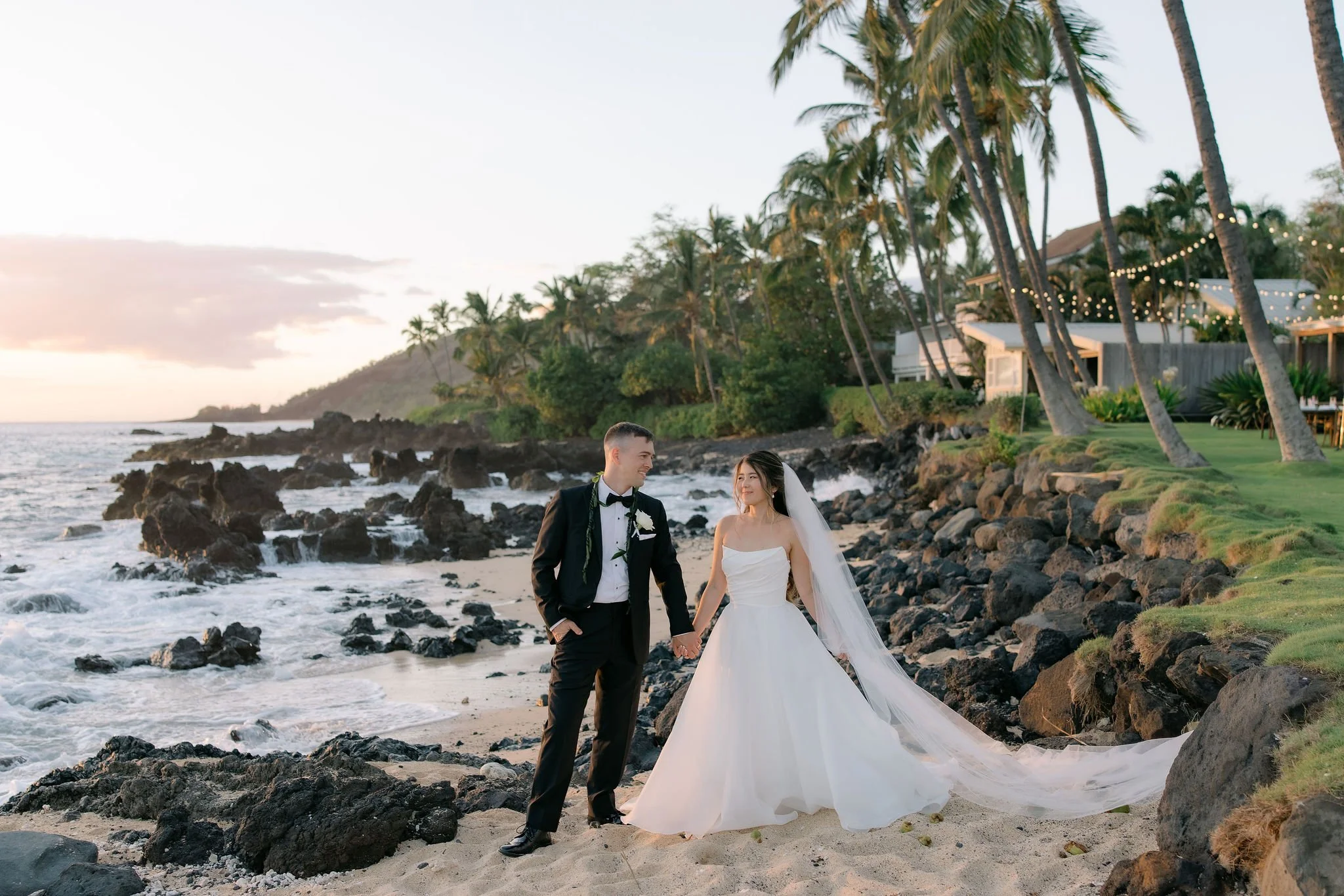 Asian Bride & Groom at their Maui, Hawaii. Wedding..jpg
