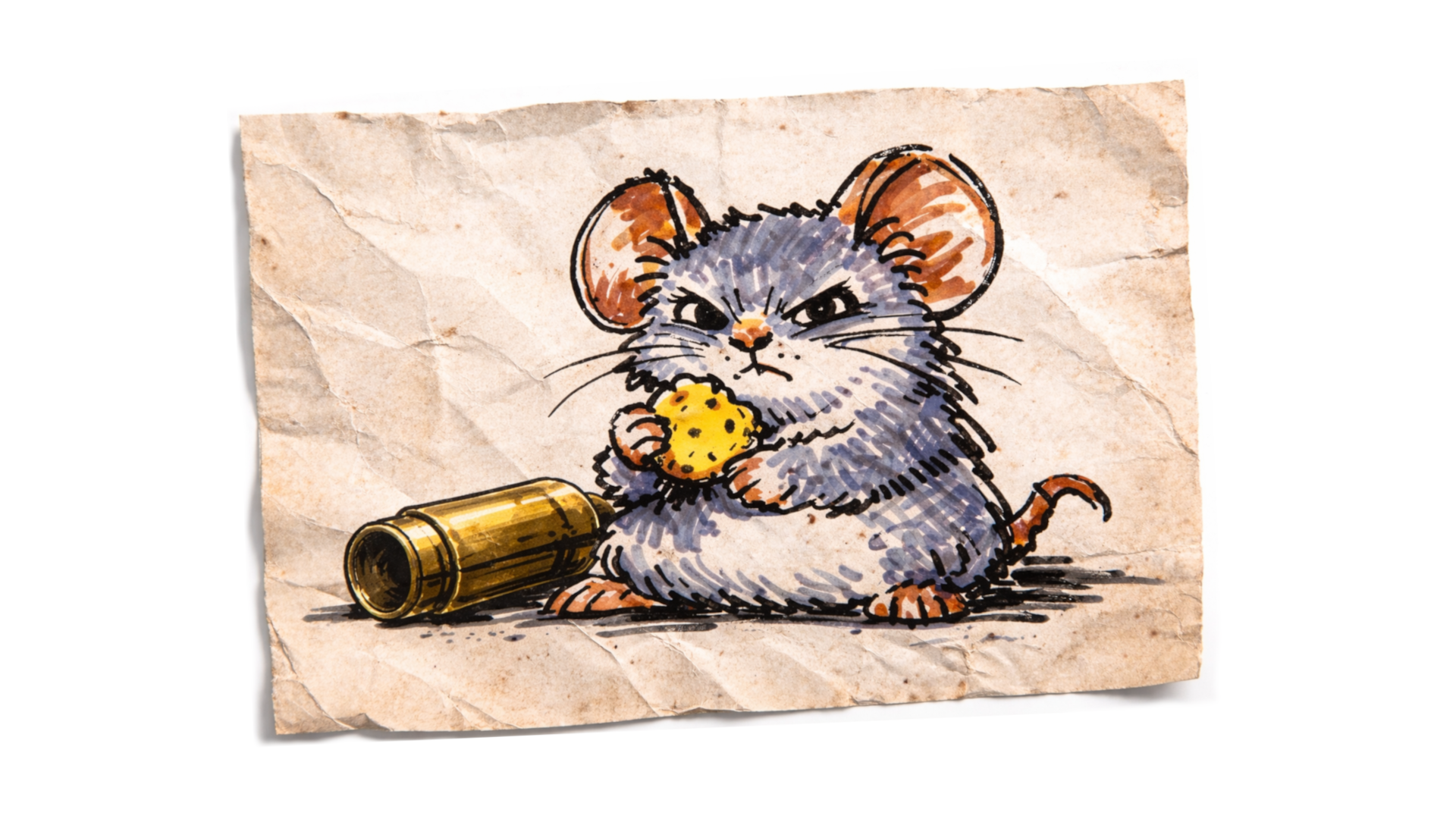 Два лося і одна миша