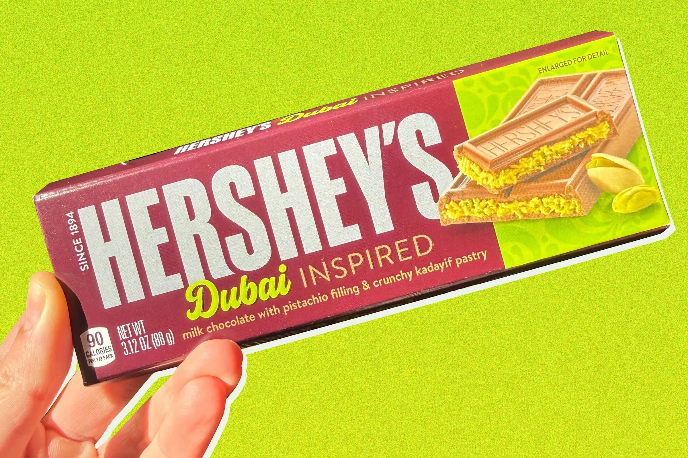 Hershey's Dubai chocolate bar is being resold on eBay for more than $40. Is it worth the hype?