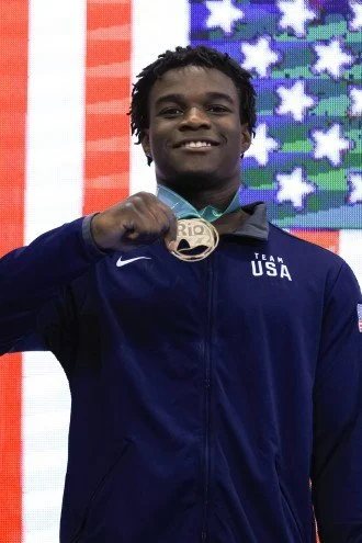 MEGA's Fred Richard strikes gold on VT, FX, and SR at PanAms in Rio