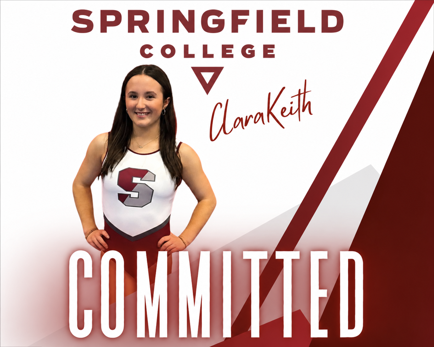 MEGA Level 10 Clara Keith will be joining   the Springfield College Gymnastics Team