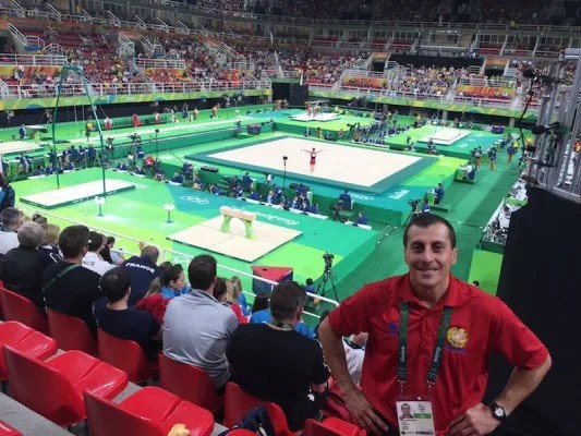 Coach Levon attended the 2016 Rio  Olympics as the personal coach for  Armenian female gymnast Houry Gebeshian.