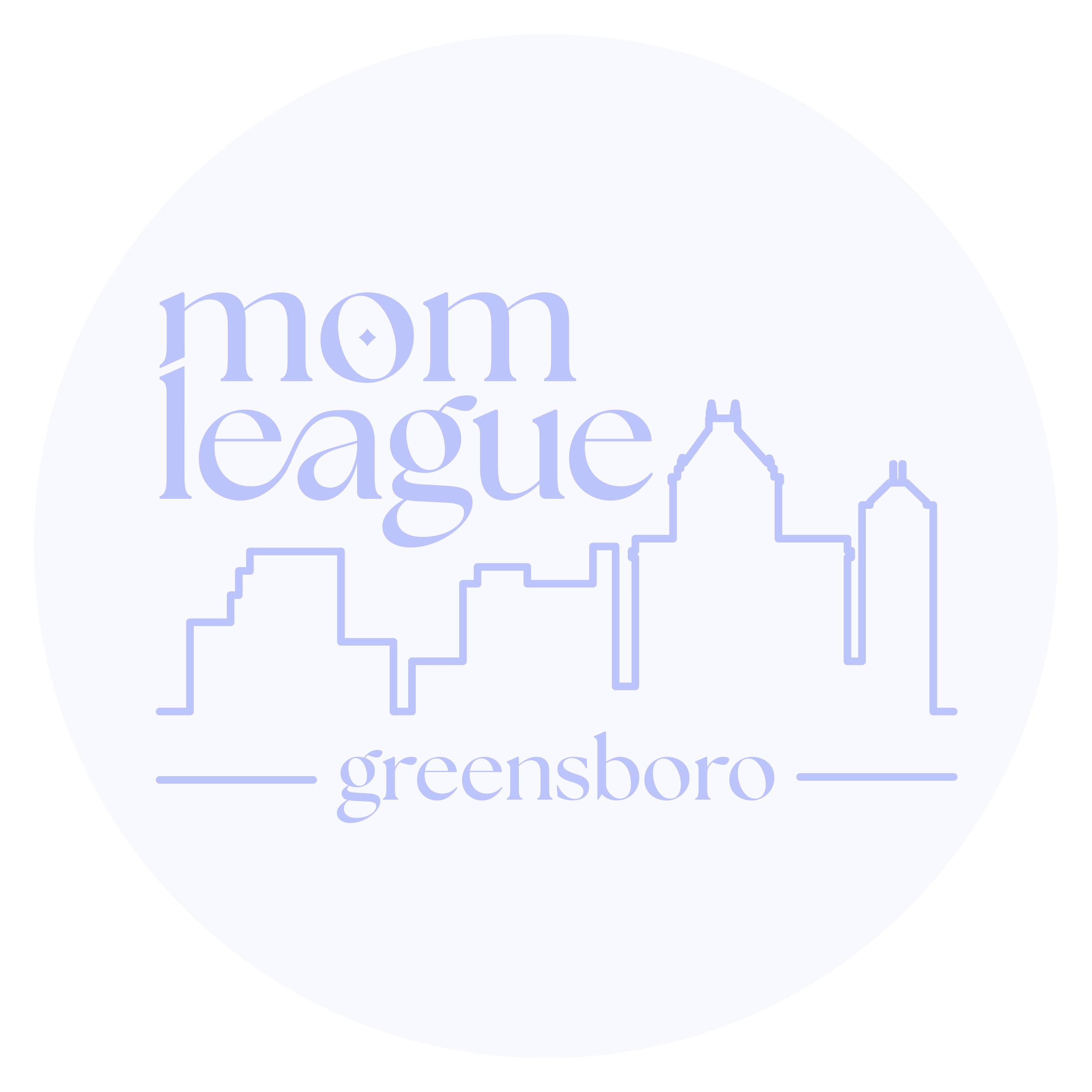Mom League Greensboro, NC Logo