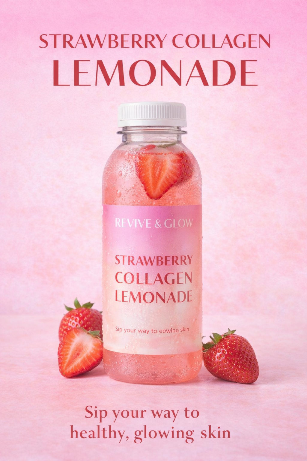 Strawberry Collagen Lemonade