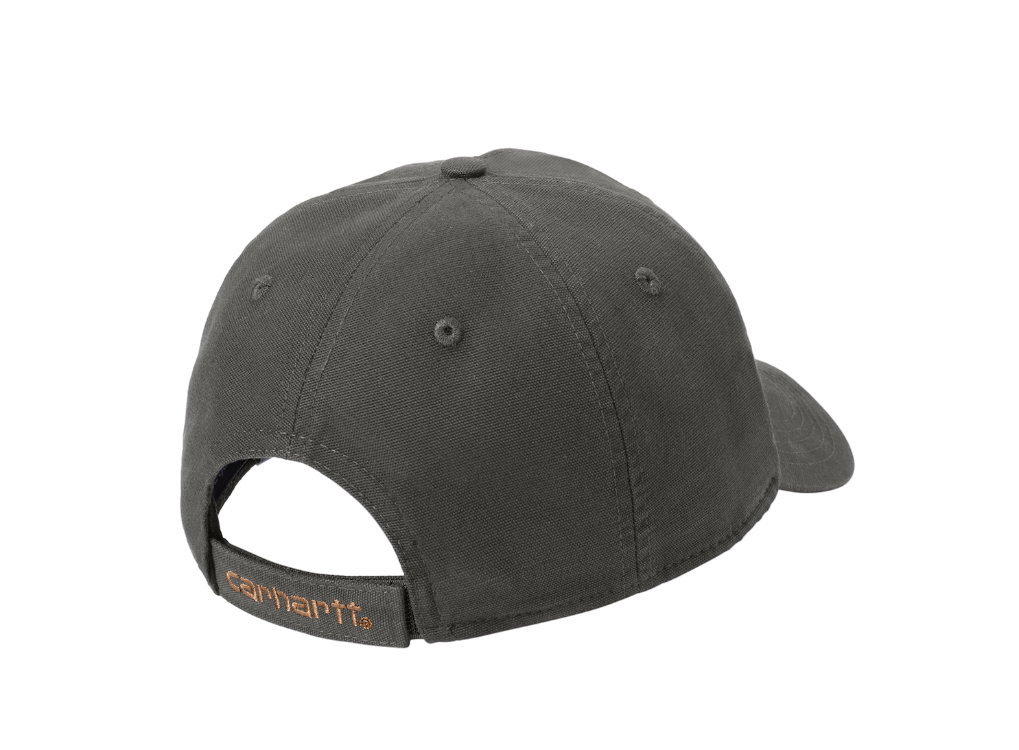 CT103938 Carhartt® Cotton Canvas Cap - Gravel REAR.png