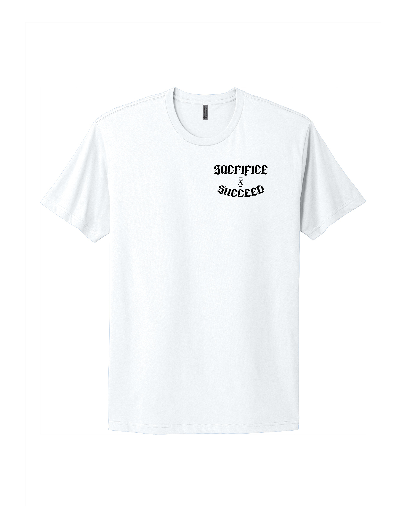 Sacrifice+Succeed White Front.png