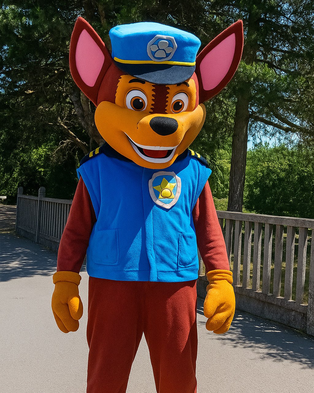 Location Mascotte Pat'Patrouille avec Intervenant