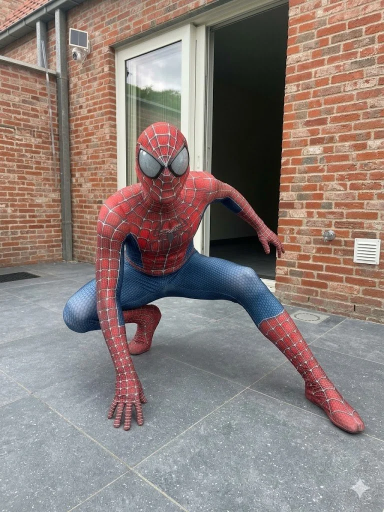 Location Mascotte Spider-Man avec Intervenant