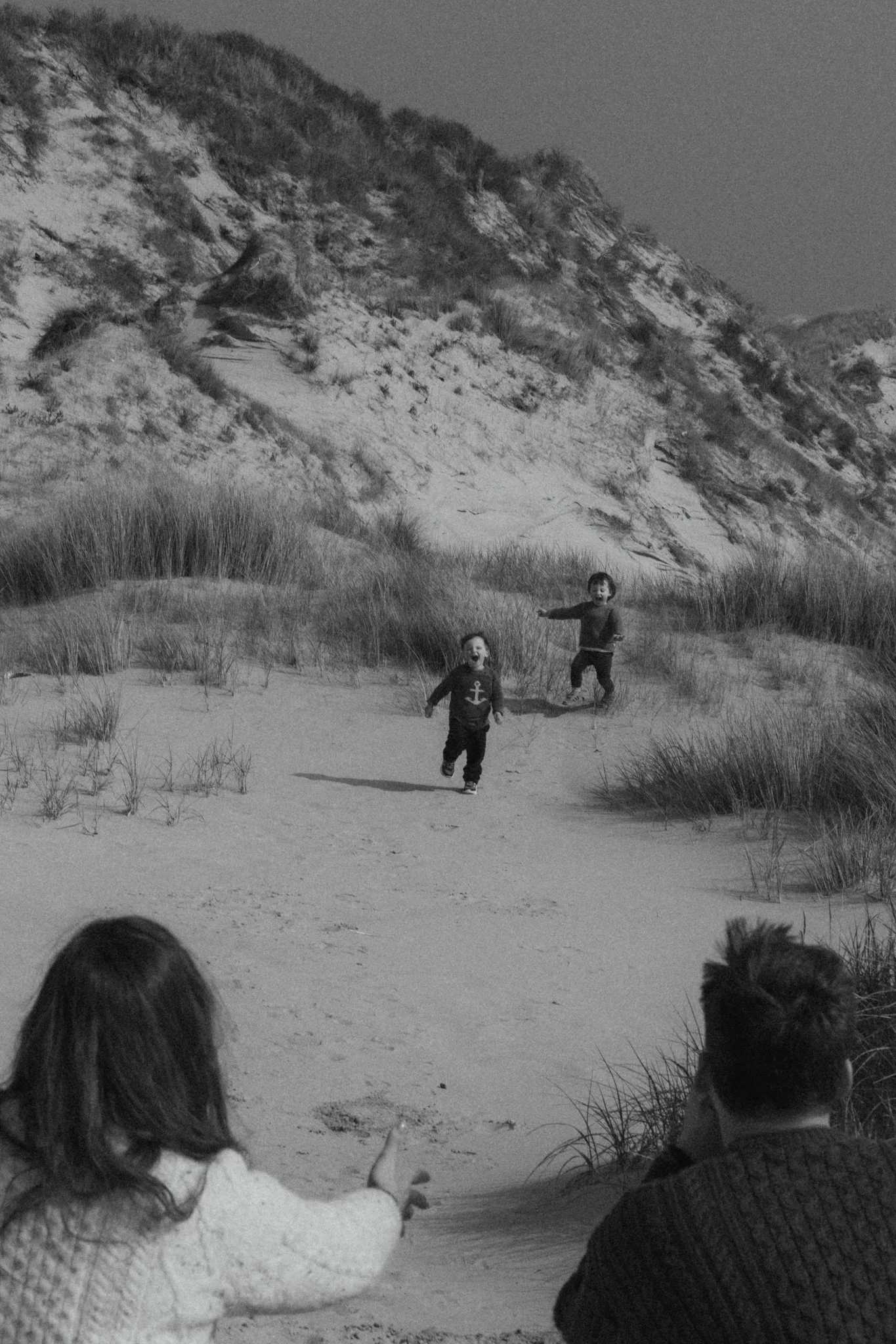 séance photo famille à la mer, enfants