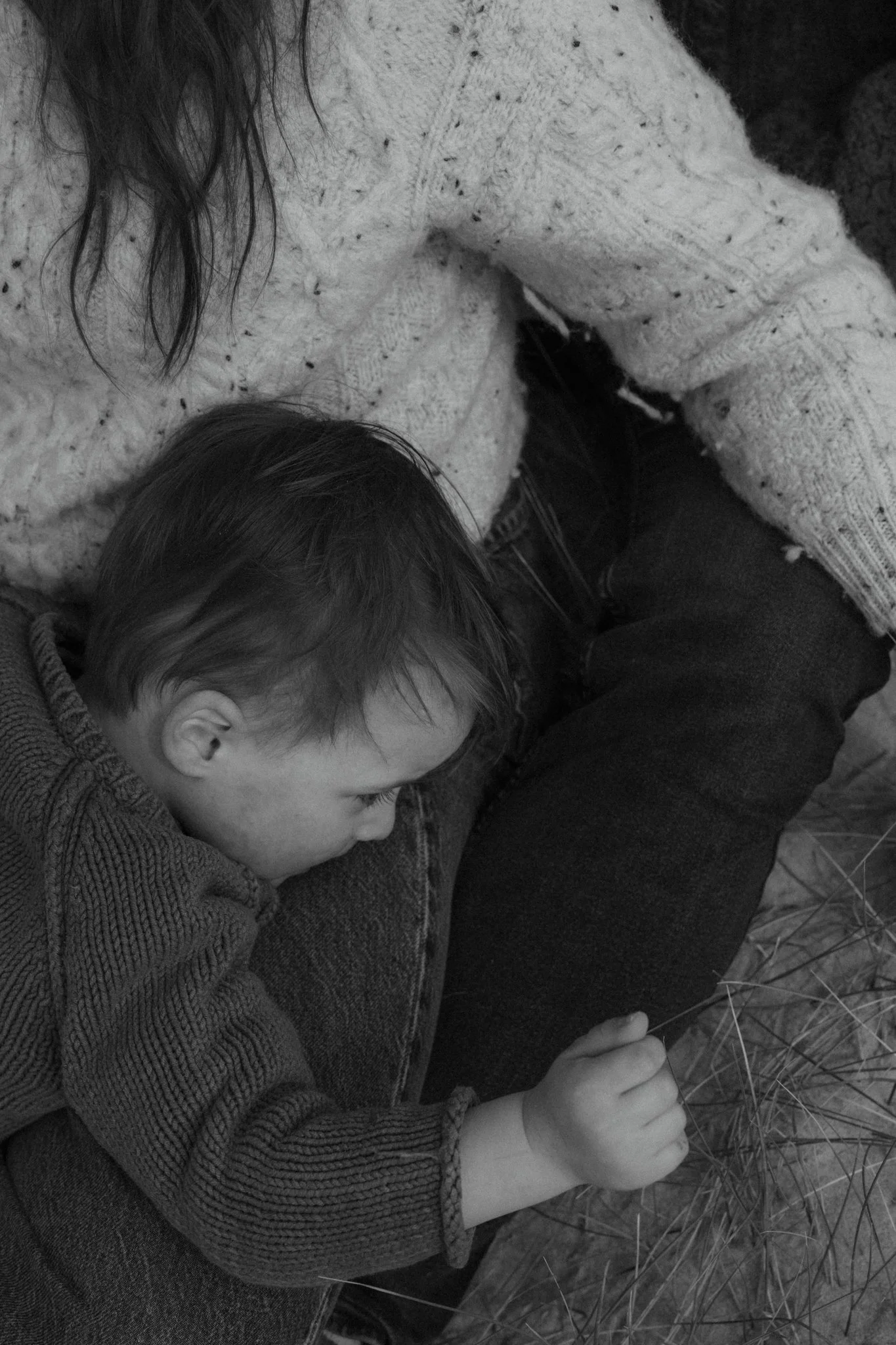 shooting famille à la mer