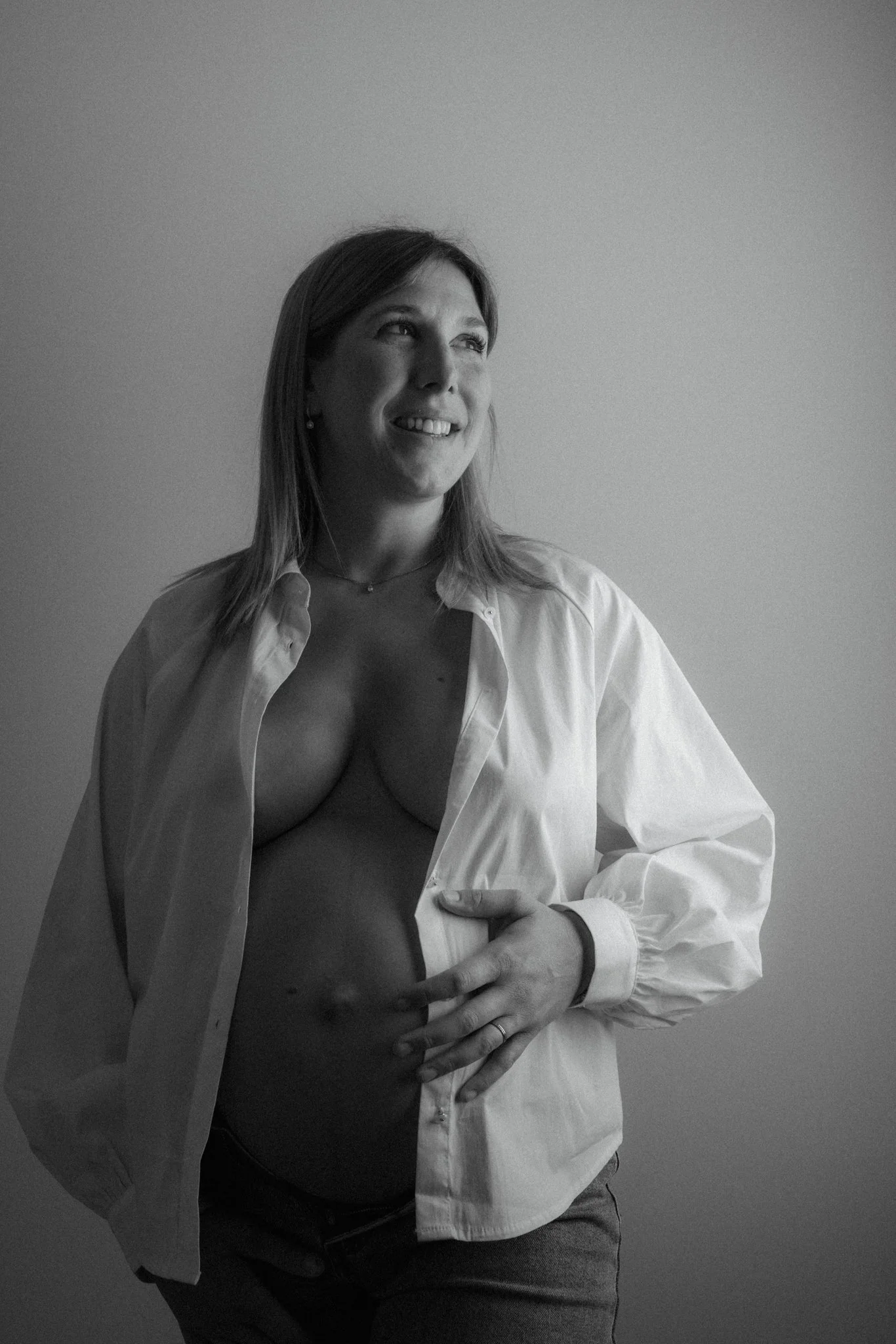 séance grossesse en studio à Angre