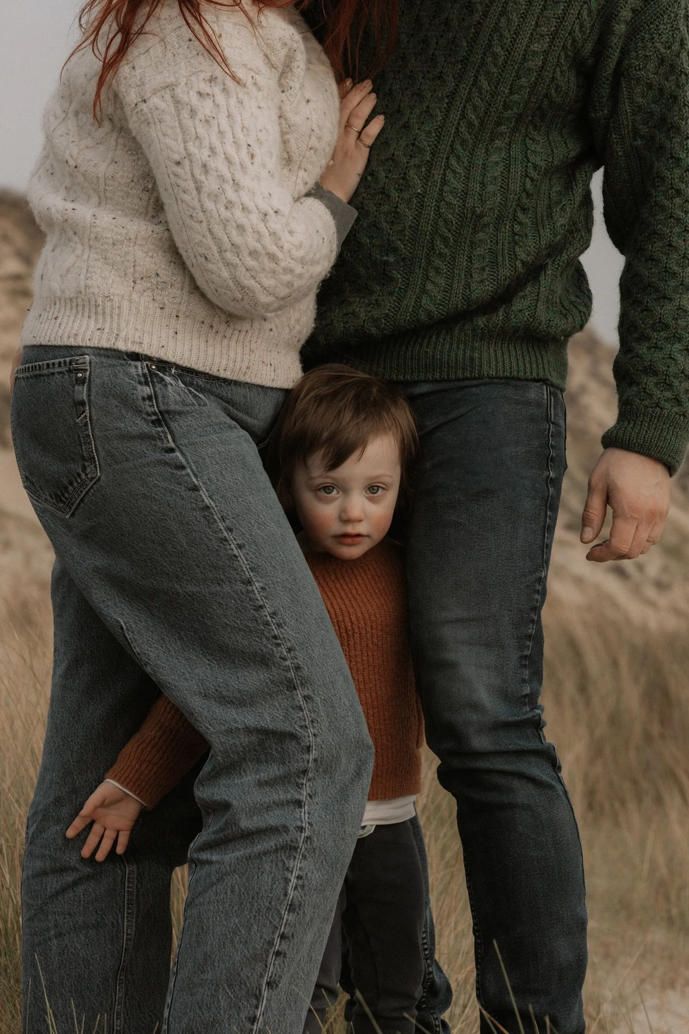 séance photo famille en extérieur, à la mer