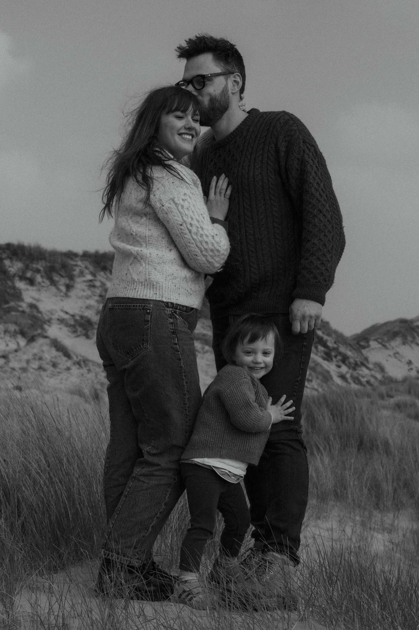 shooting famille à la mer