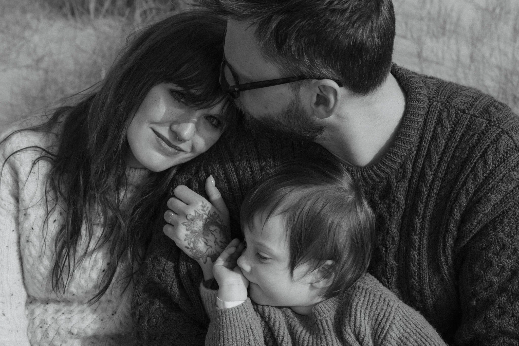 séance photo à la mer en famille, extérieur