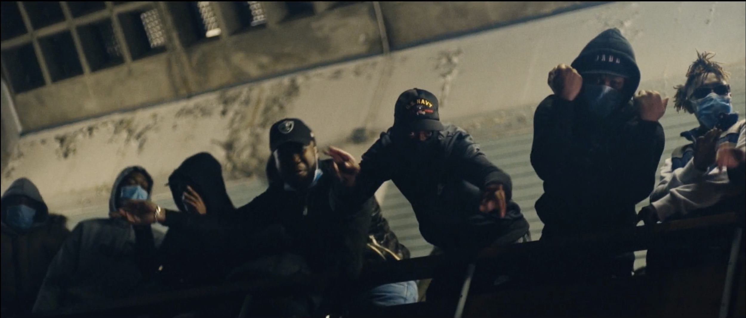 Stylish image from Just Banco’s ‘Ashleigh’ music video, filmed on location in Manchester by cinematographer Callan Green ACS NZCS