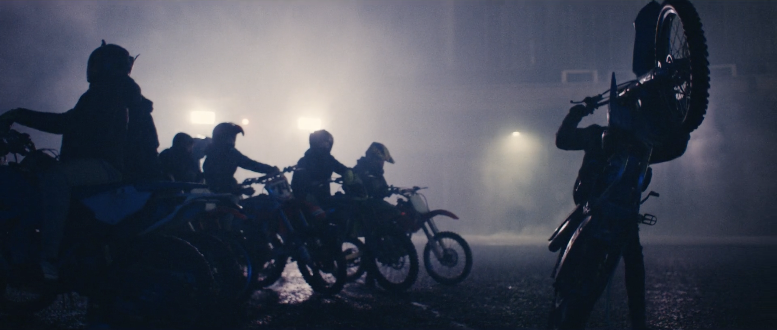 Stylish image from Just Banco’s ‘Ashleigh’ music video, filmed on location in Manchester by cinematographer Callan Green ACS NZCS