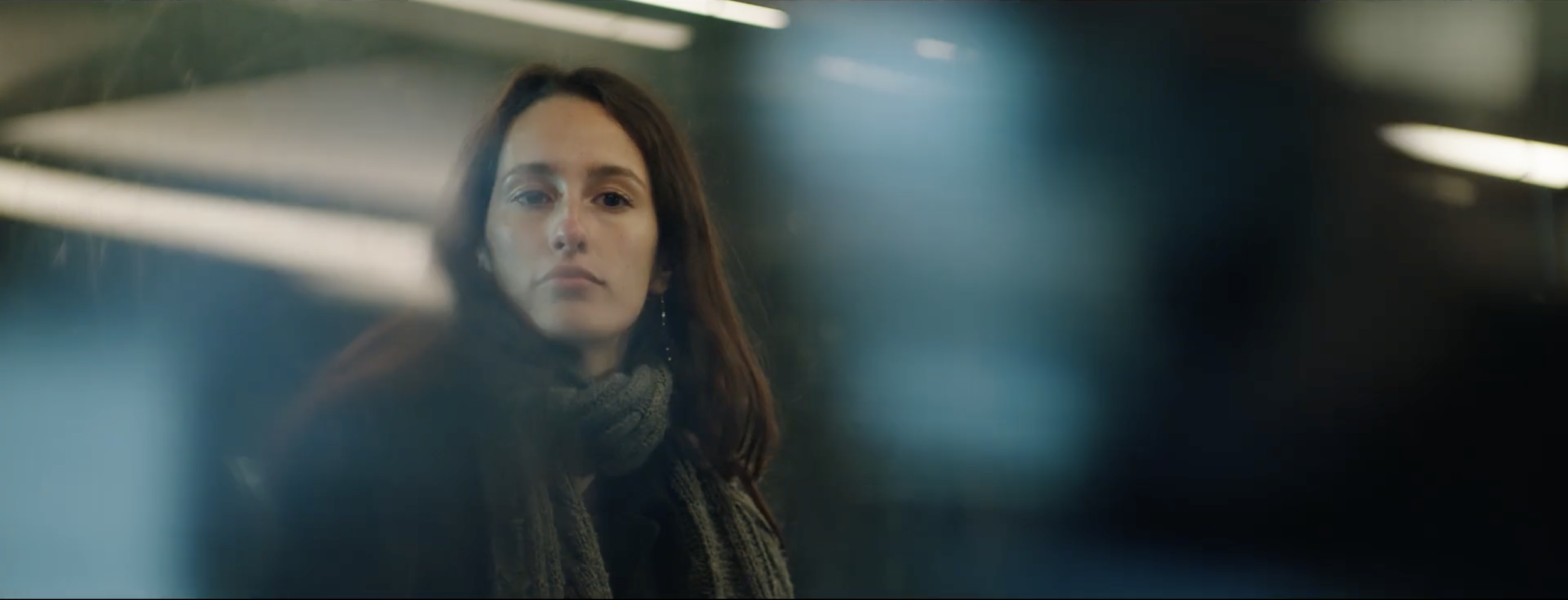 Stylish image of a woman in a BMW Motorrad commercial, filmed on location in Genoa, Italy, with cinematography by Callan Green ACS NZCS