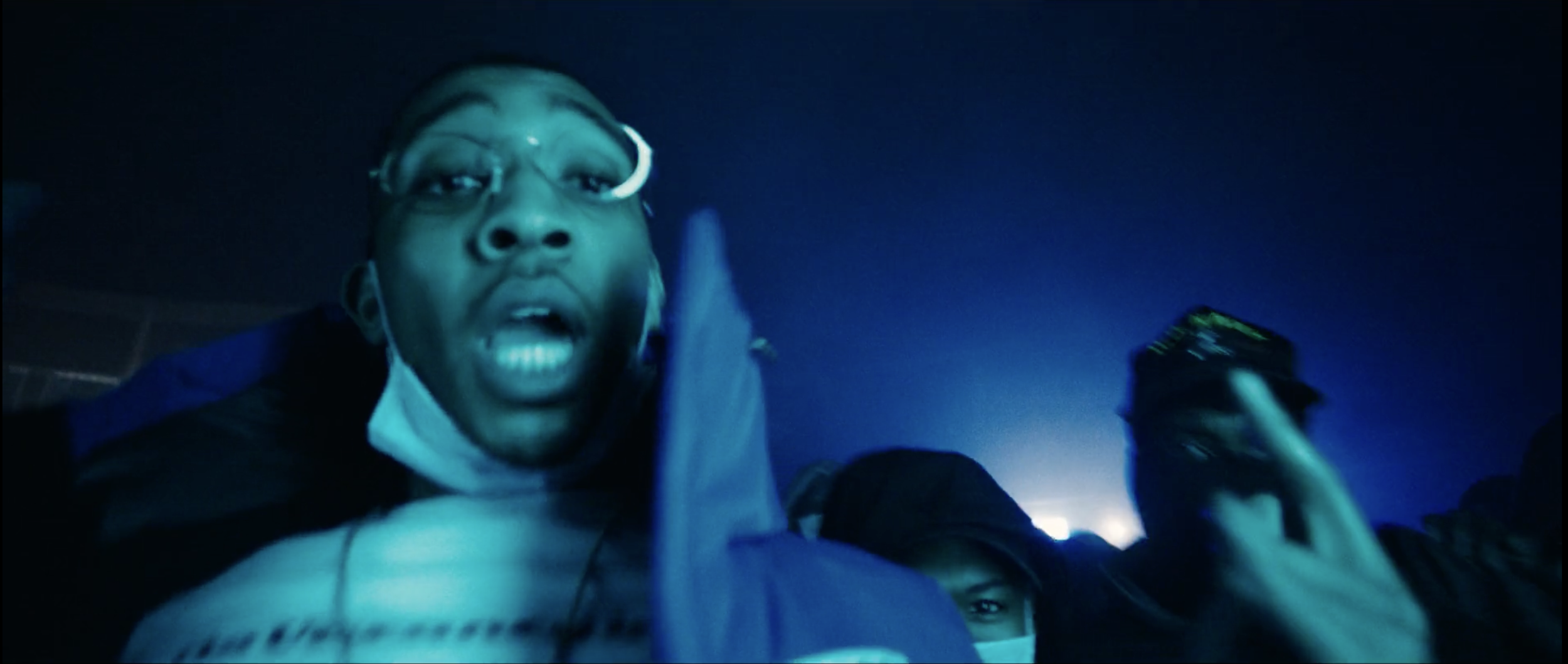 Just Banco in the ‘Ashleigh’ music video, filmed on location in Manchester by cinematographer Callan Green ACS NZCS.