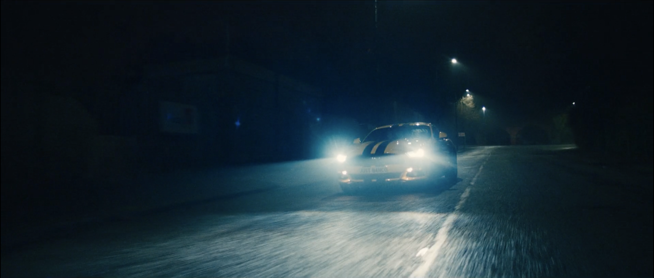 Stylish image from Just Banco’s ‘Ashleigh’ music video, filmed on location in Manchester by cinematographer Callan Green ACS NZCS