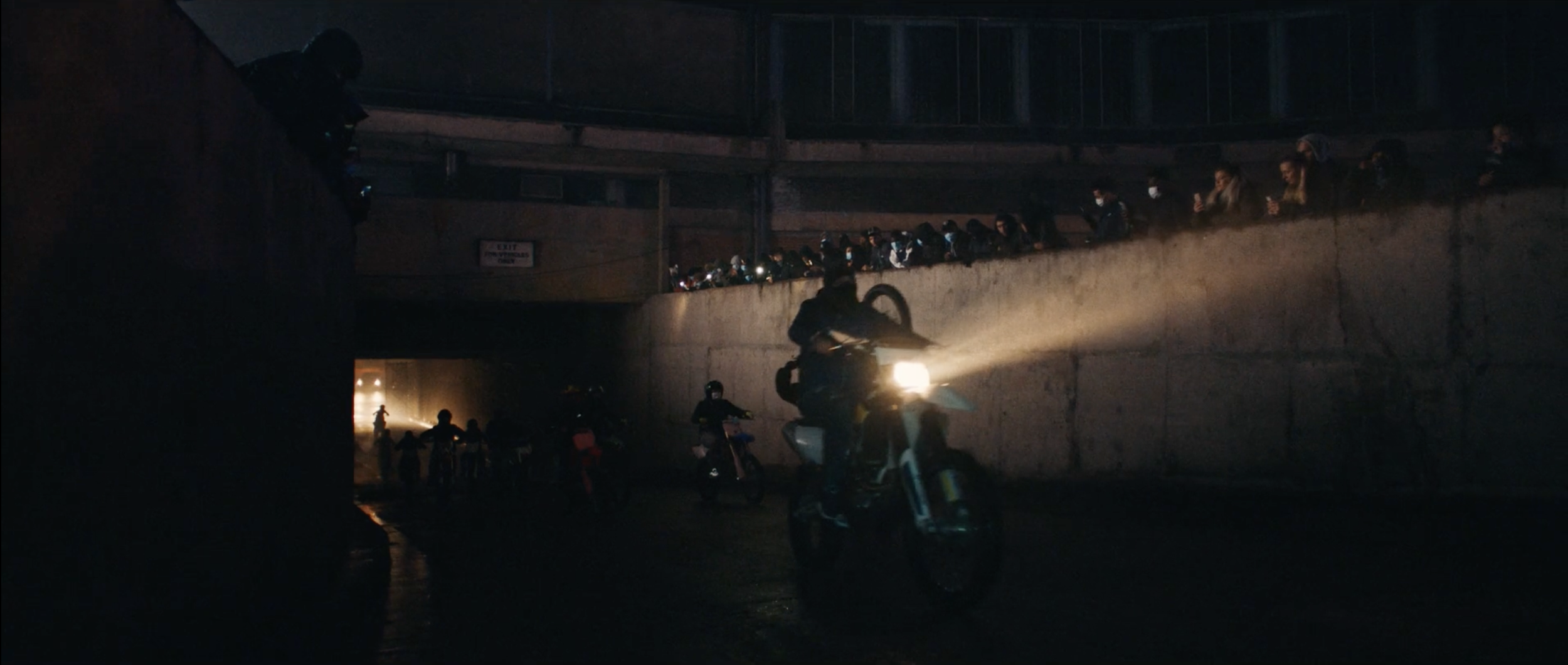 Stylish image from Just Banco’s ‘Ashleigh’ music video, filmed on location in Manchester by cinematographer Callan Green ACS NZCS