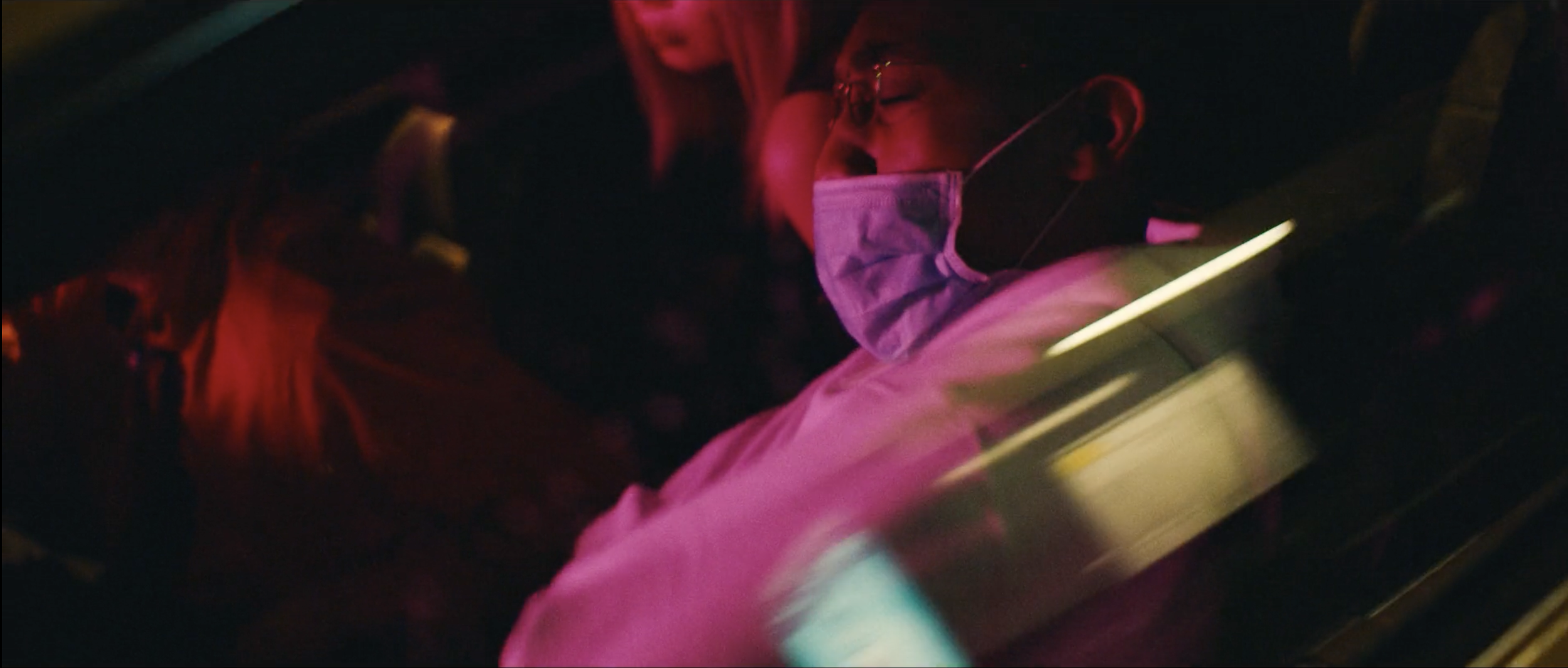 Stylish image from Just Banco’s ‘Ashleigh’ music video, filmed on location in Manchester by cinematographer Callan Green ACS NZCS