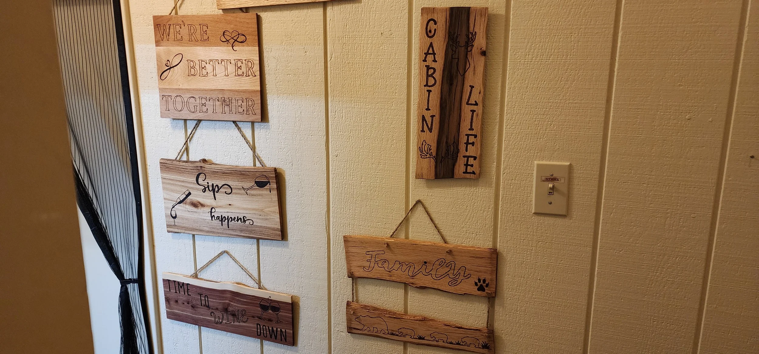 Misc. Hand burned by Carolyn