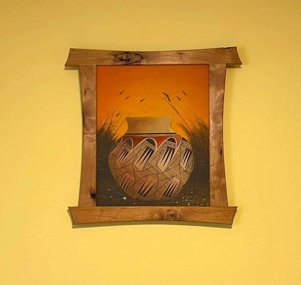 Alder frame Natural Oil finish