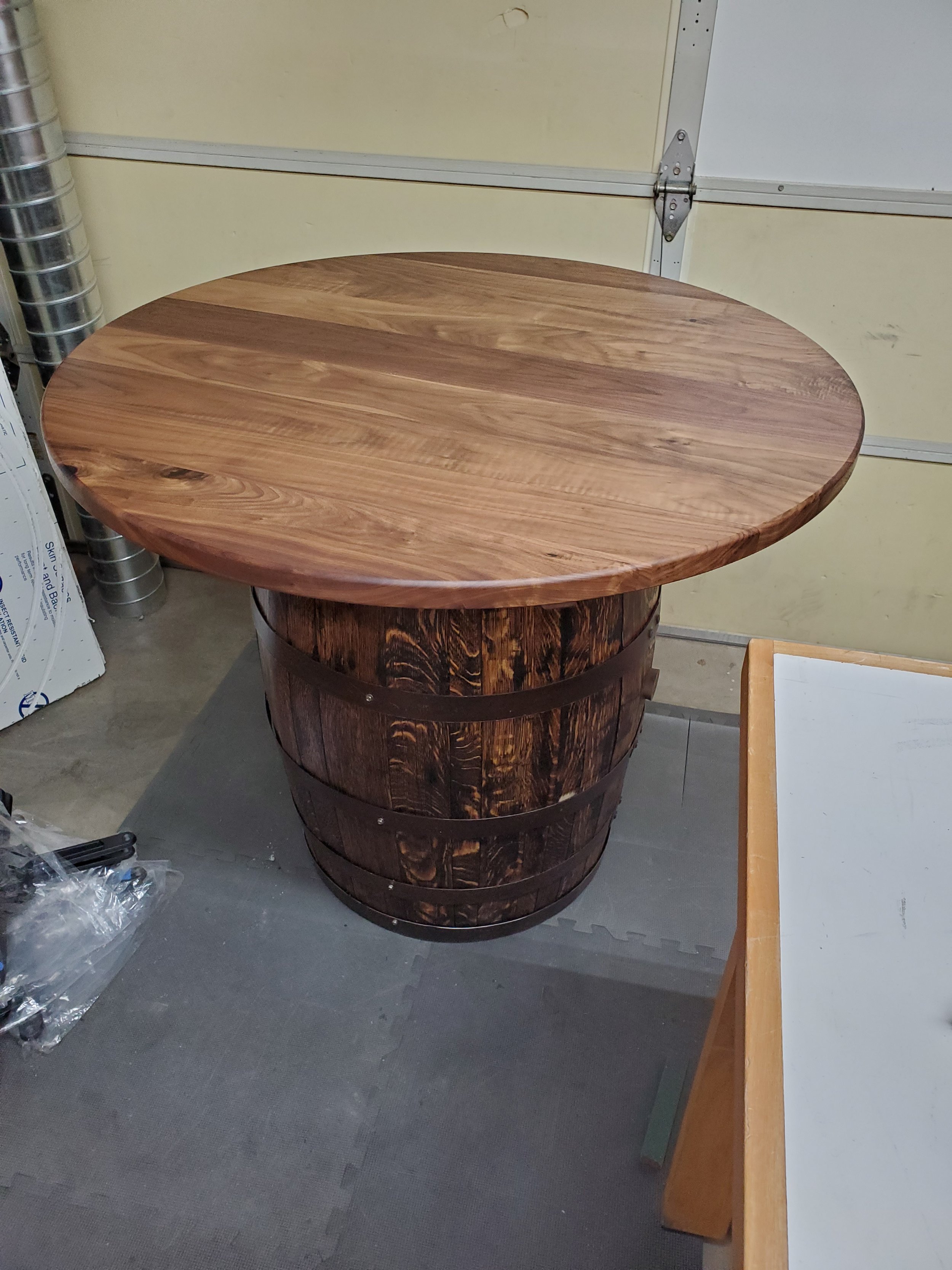 Walnut top natural oil finish. Peoria, AZ